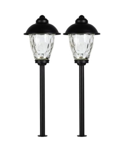 Набор из 2 уличных светильников John Timberland Concord High Country, LED, прозрачное стекло