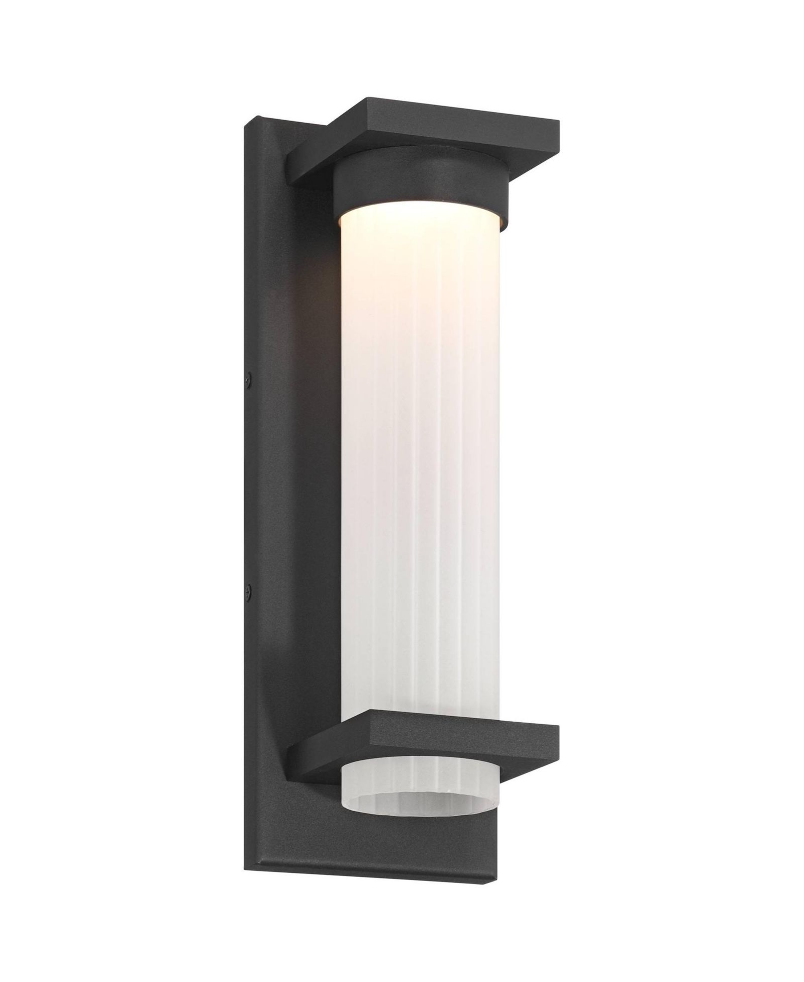 Possini Euro Design Современный настенный светильник Kathleen, металл и стекло, LED лампа, для крыльца и дома