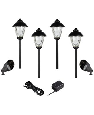 Комплект для ландшафтного освещения John Timberland High Traditional с садовыми светильниками Concord и LED-лампами для крыльца и дома