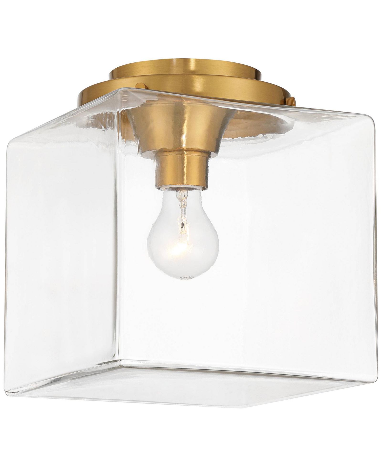 Possini Euro Design  Lausanne  Burnished Brass Modern Ceiling Light
