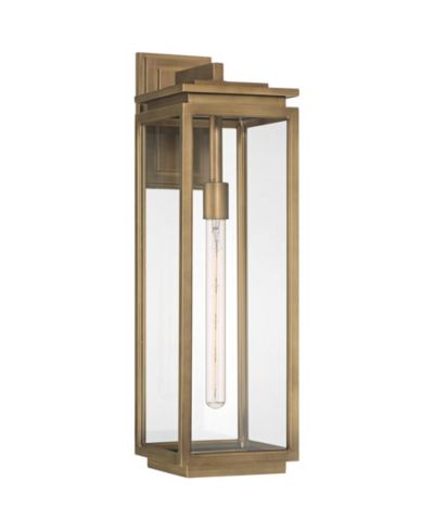Possini Euro Design Atkins наружный настенный светильник из латуни