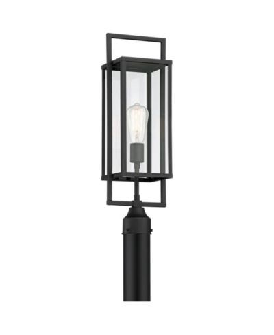 Уличный настенный светильник Possini Euro Design Jericho Modern Clear Glass