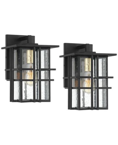 Уличный настенный светильник Possini Euro Design Arley Modern Industrial Set of 2