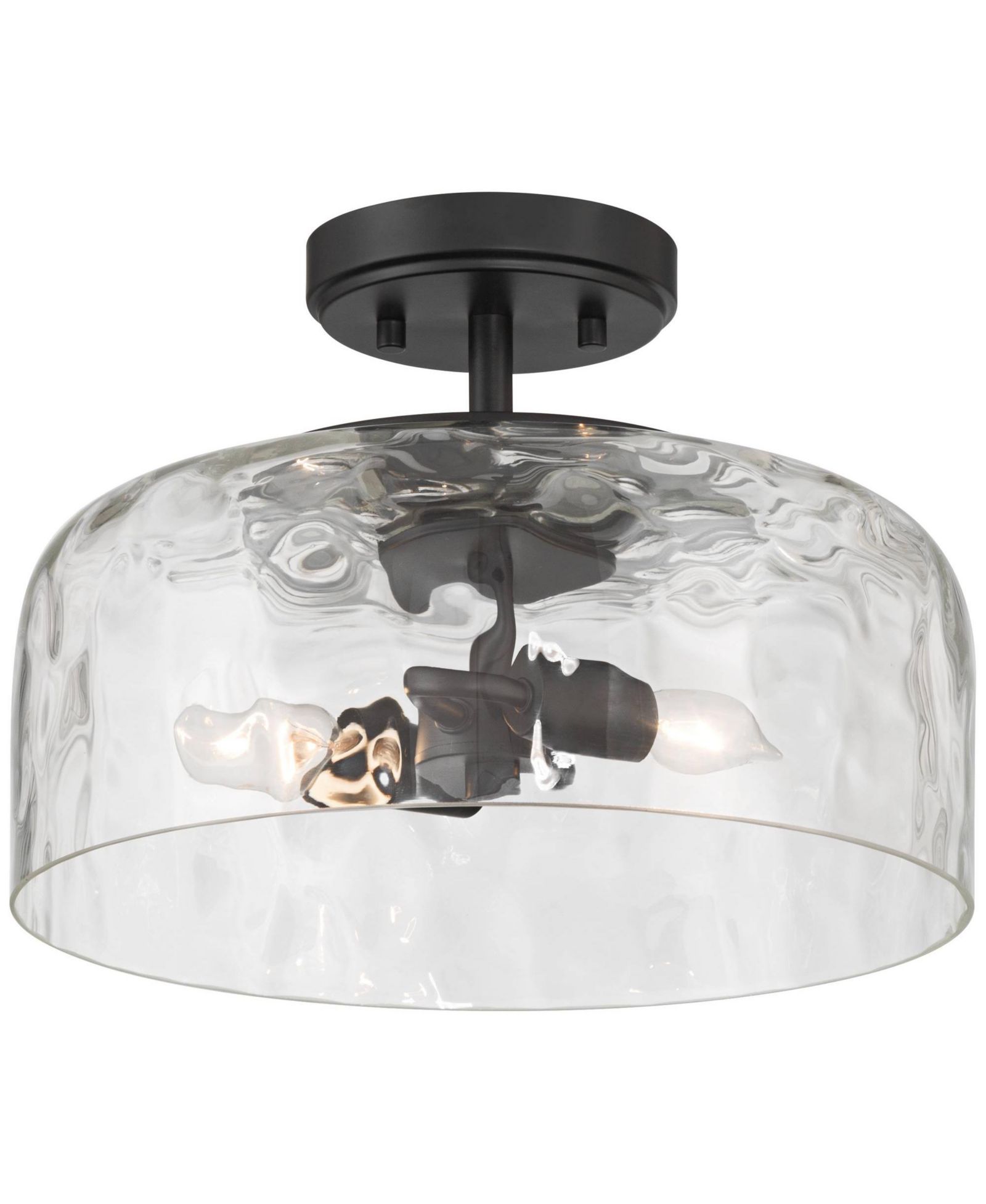 Потолочный светильник Possini Euro Design Luther Water Glass 2-Light