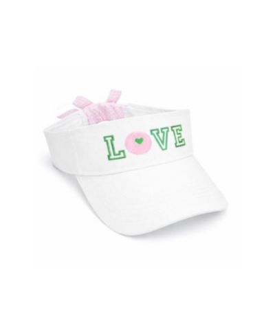 Детский козырек Bits & Bows Little/Big Love Tennis Bow