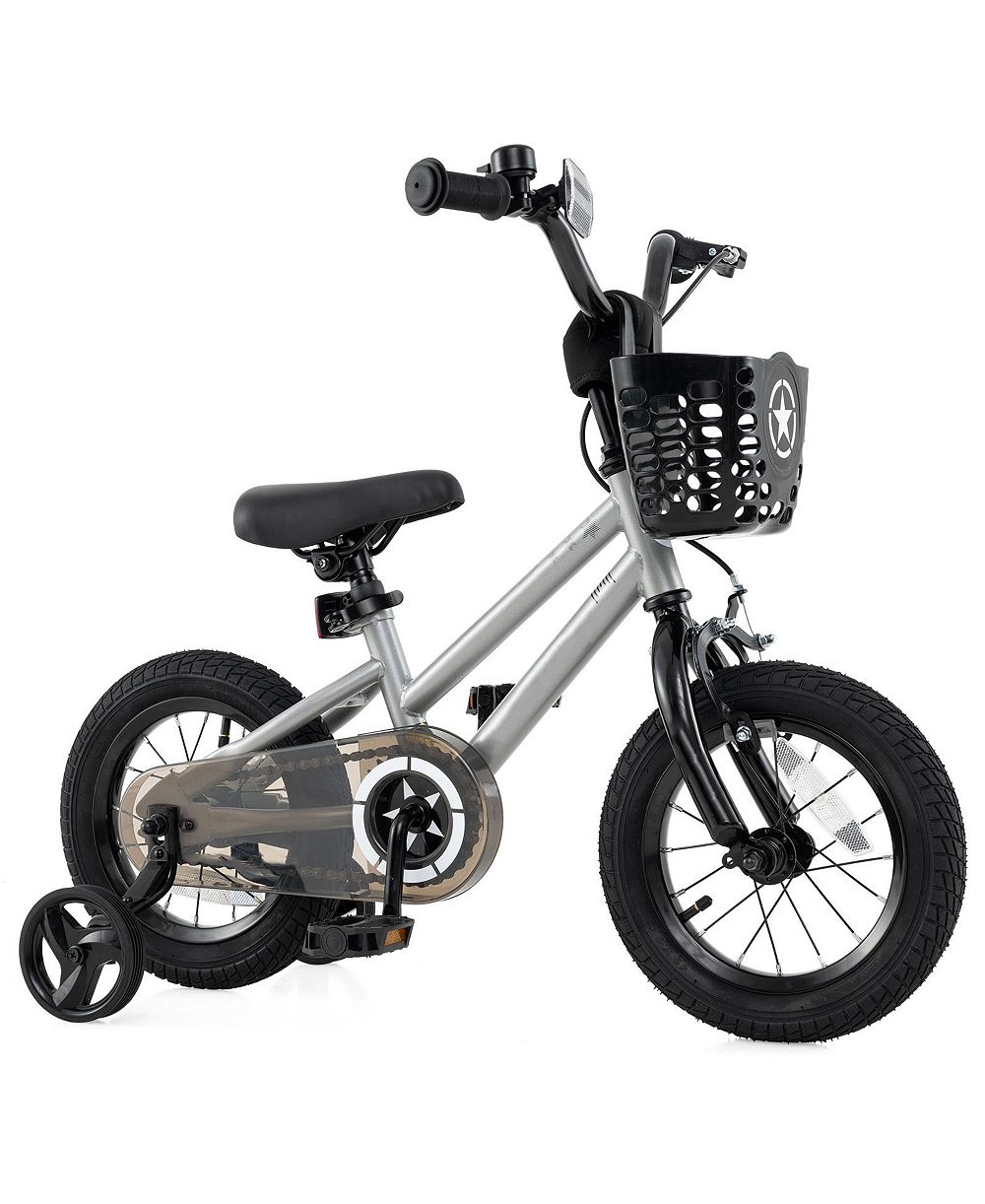 Slickblue Детский регулируемый велосипед с защитой цепи