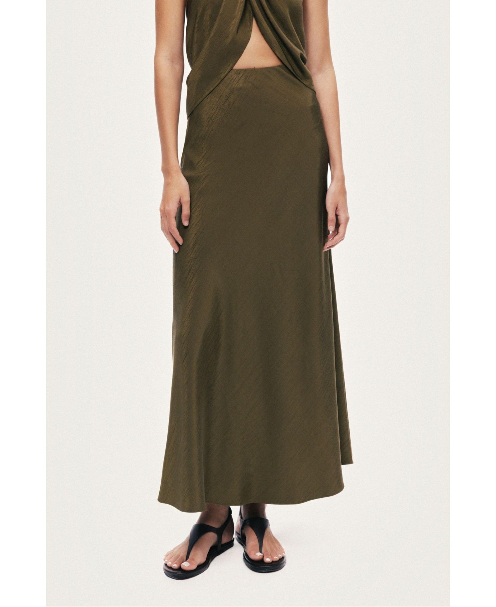 NOCTURNE Women's Flared Midi Skirt