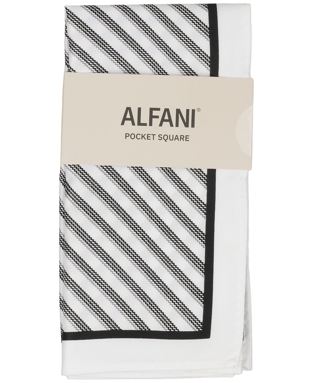Alfani Мужской Borel Striped Pocket Square