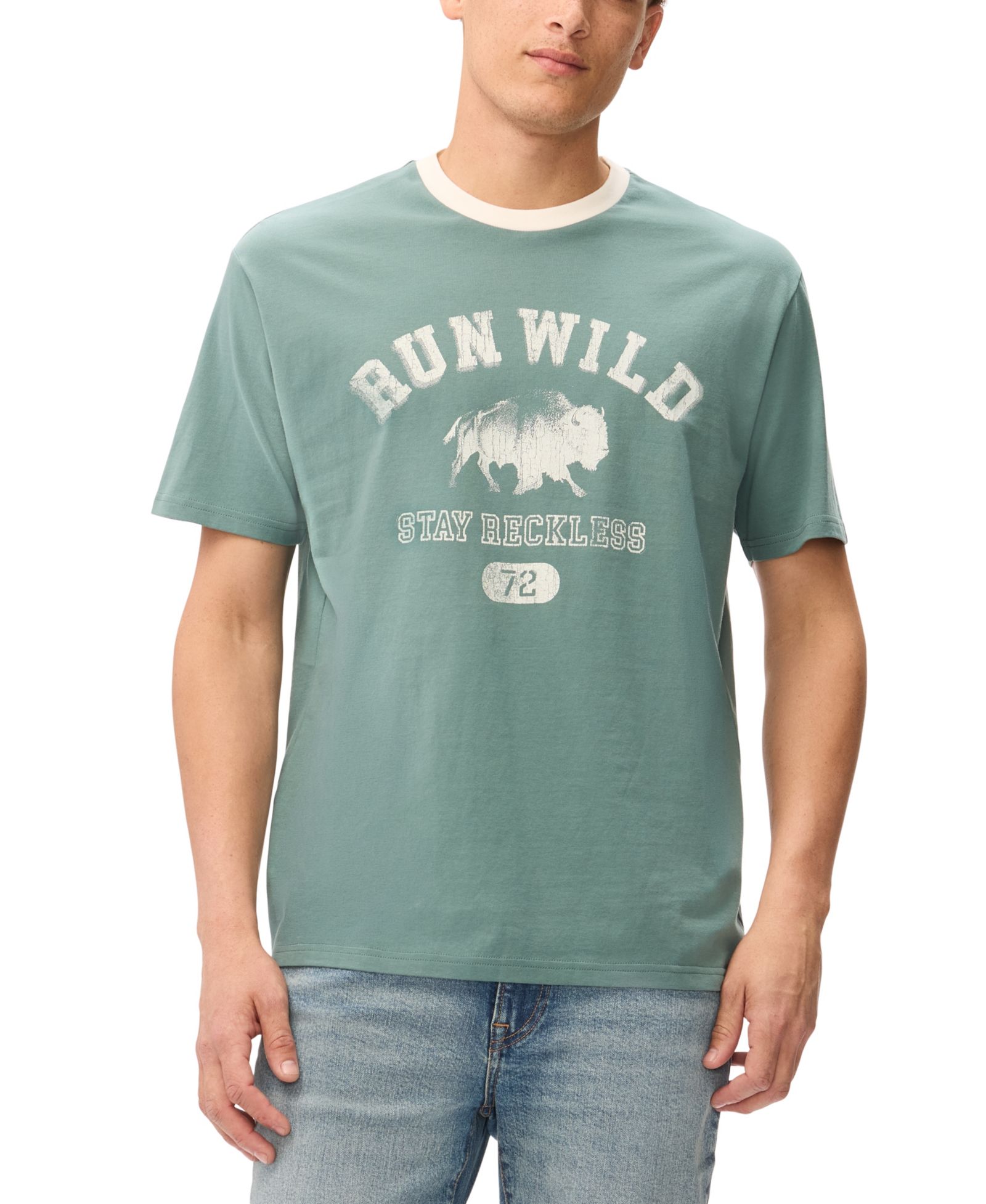 Мужская футболка Buffalo David Bitton Men's Tareo Crewneck T-Shirt
