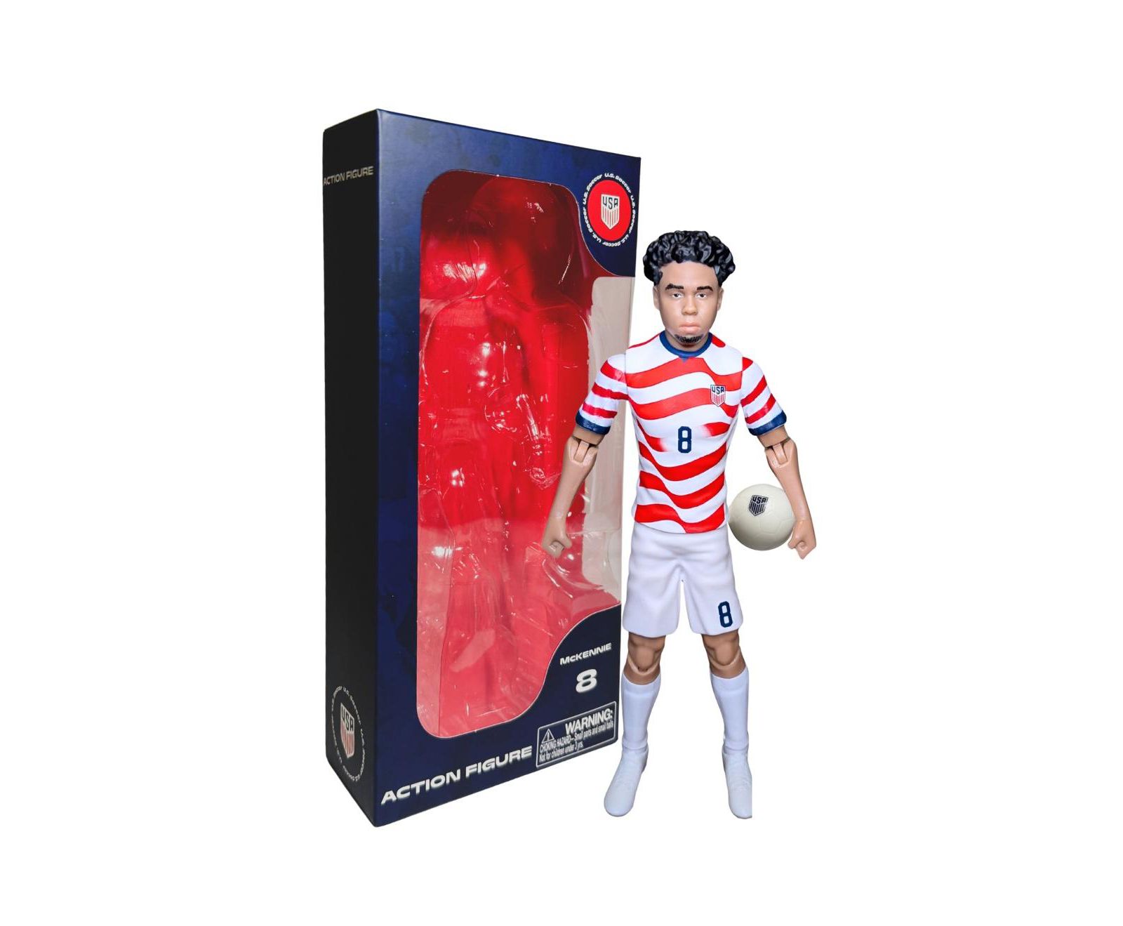 Коллекционная фигурка Banbo Toys SOCKERS 2026 USMNT Weston McKennie, 8"