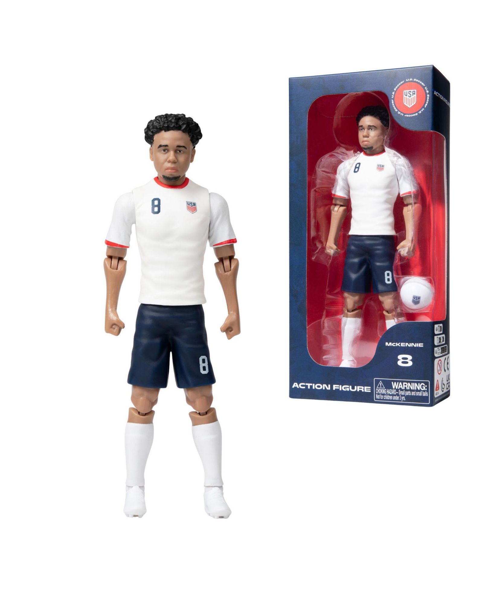 Banbo Toys коллекционная фигурка футболиста Weston McKennie SOCKERS USMNT 8"