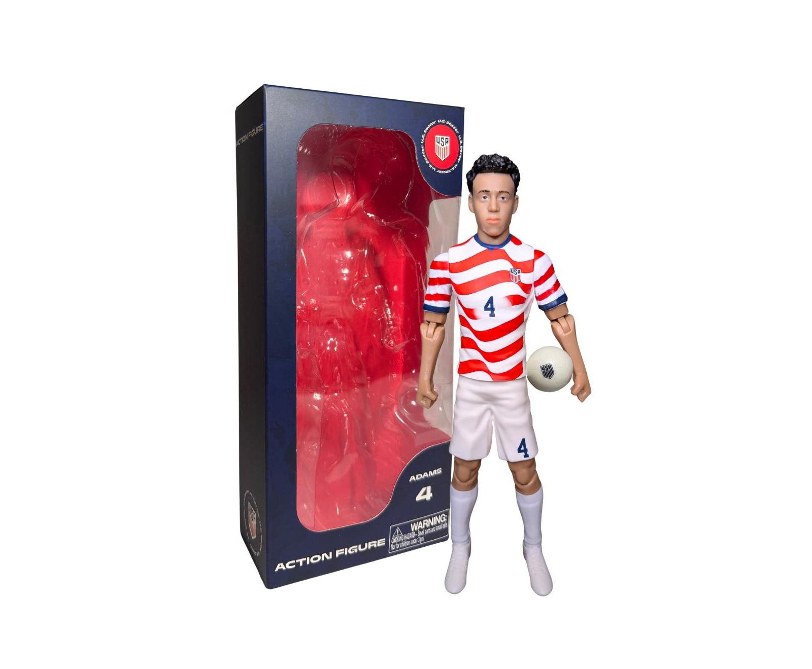 Коллекционная фигурка футболиста Banbo Toys SOCKERS 2026 USMNT Tyler Adams, 8"