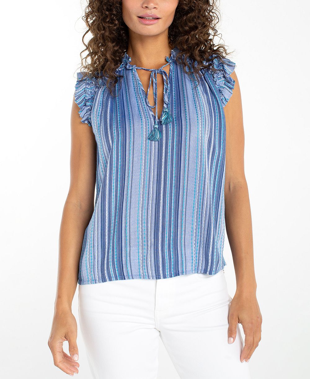Liverpool Los Angeles Petite V-Neck Blouse