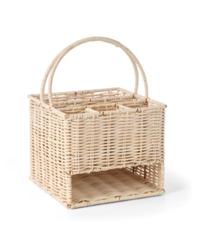 Органайзер Oneida 24 Seven Outdoor Living Real Rattan Flatware Storage Caddy