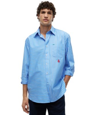 Мужская рубашка Tommy Hilfiger Color-Block Asymmetrical Stripe