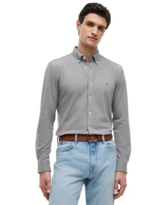 Tommy Hilfiger Men's Textured Knit Featherweight Shirt