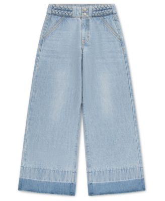 Джинсы Levi's для девочек 2T-6X Braided High Rise Baggy