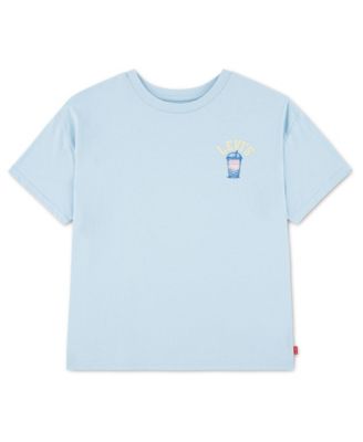 Levi's Girls' 2T-6X Boba Oversized Short-Sleeve T-Shirt