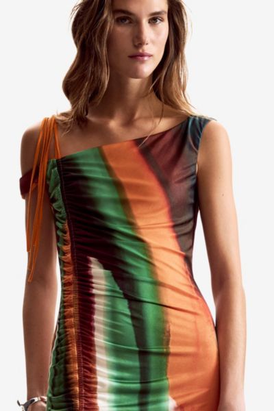 Женское полосатое платье Desigual Christian Lacroix