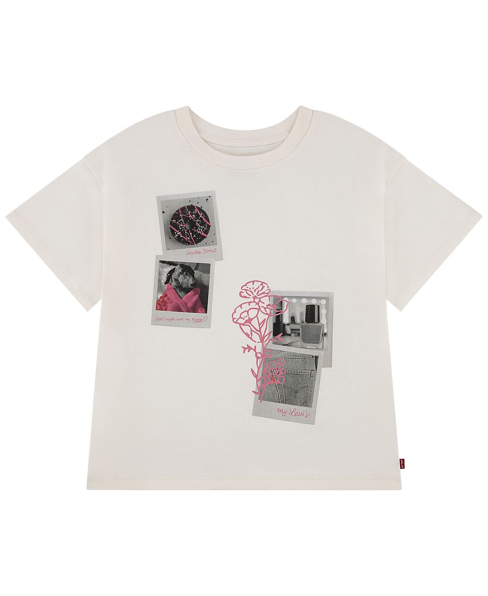 Levi's Детская футболка Polaroid Oversized с коротким рукавом