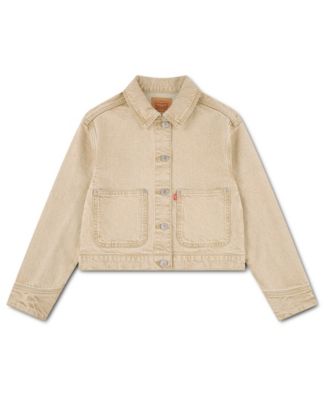 Levi's Girls' 7-16 Studded Denim Trucker Jacket
