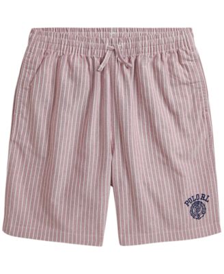 Polo Ralph Lauren Boys' 8-20 Big Fit Striped Cotton Oxford Shorts