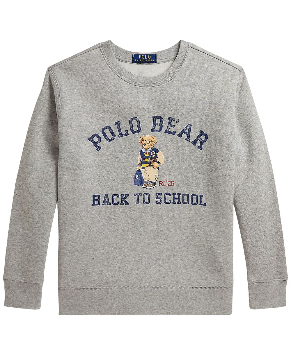 Polo Ralph Lauren Boys' 8-20 Polo Bear Fleece Sweatshirt
