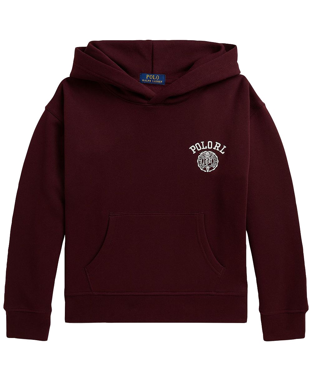 Polo Ralph Lauren Худи из флиса с логотипом для мальчиков, большой размер