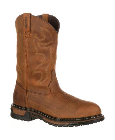 ROCKY Men's Original Ride Branson Roper Waterproof Western Boots