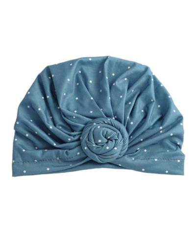 Headbands of Hope Women's Luxe Bamboo Hope Turban Dark Jade Polka Dot