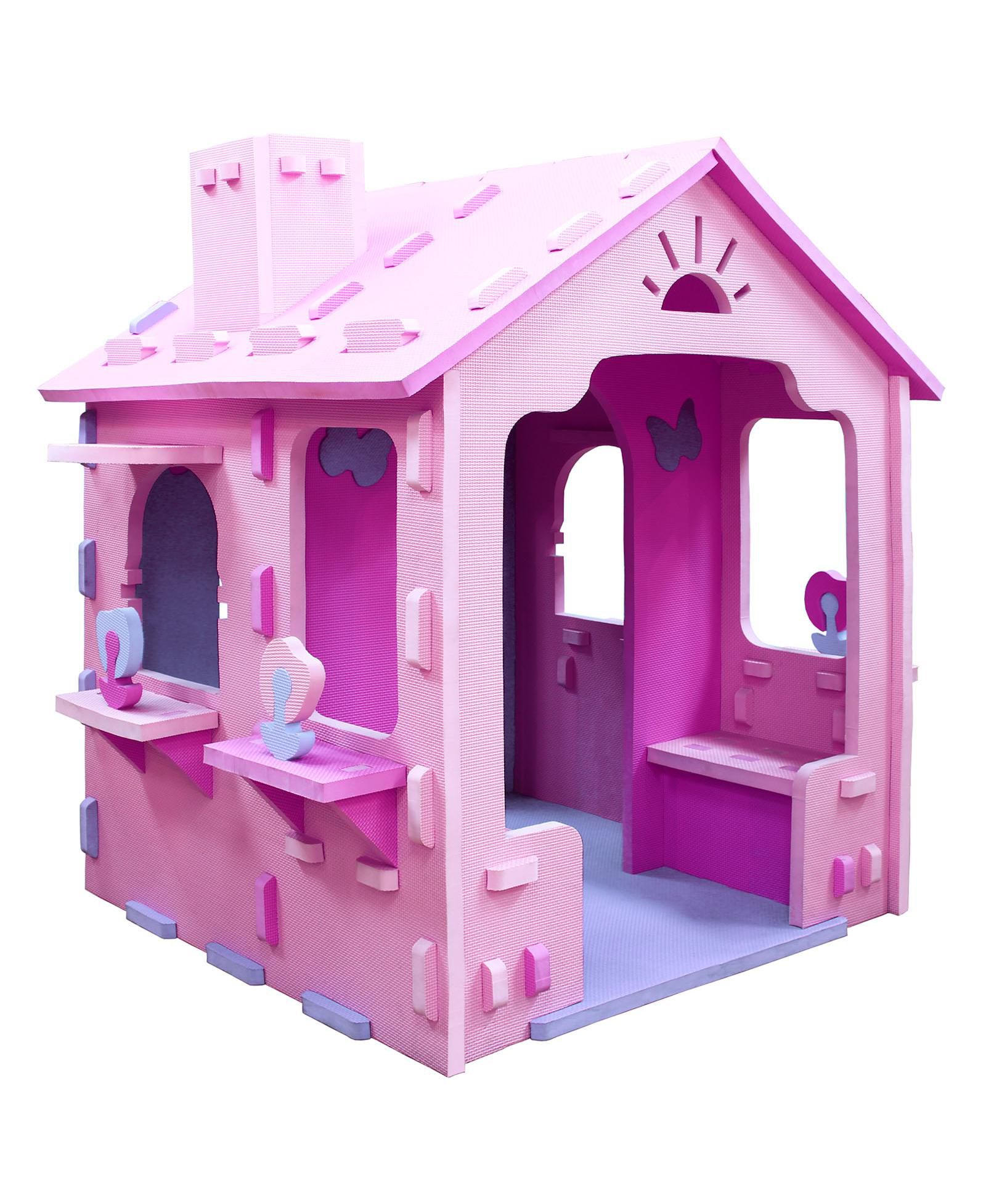 Игровой набор Slickblue Indoor Cottage с крышей и дымоходом