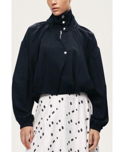 Женский жакет NOCTURNE Women's High-Neck Gathered