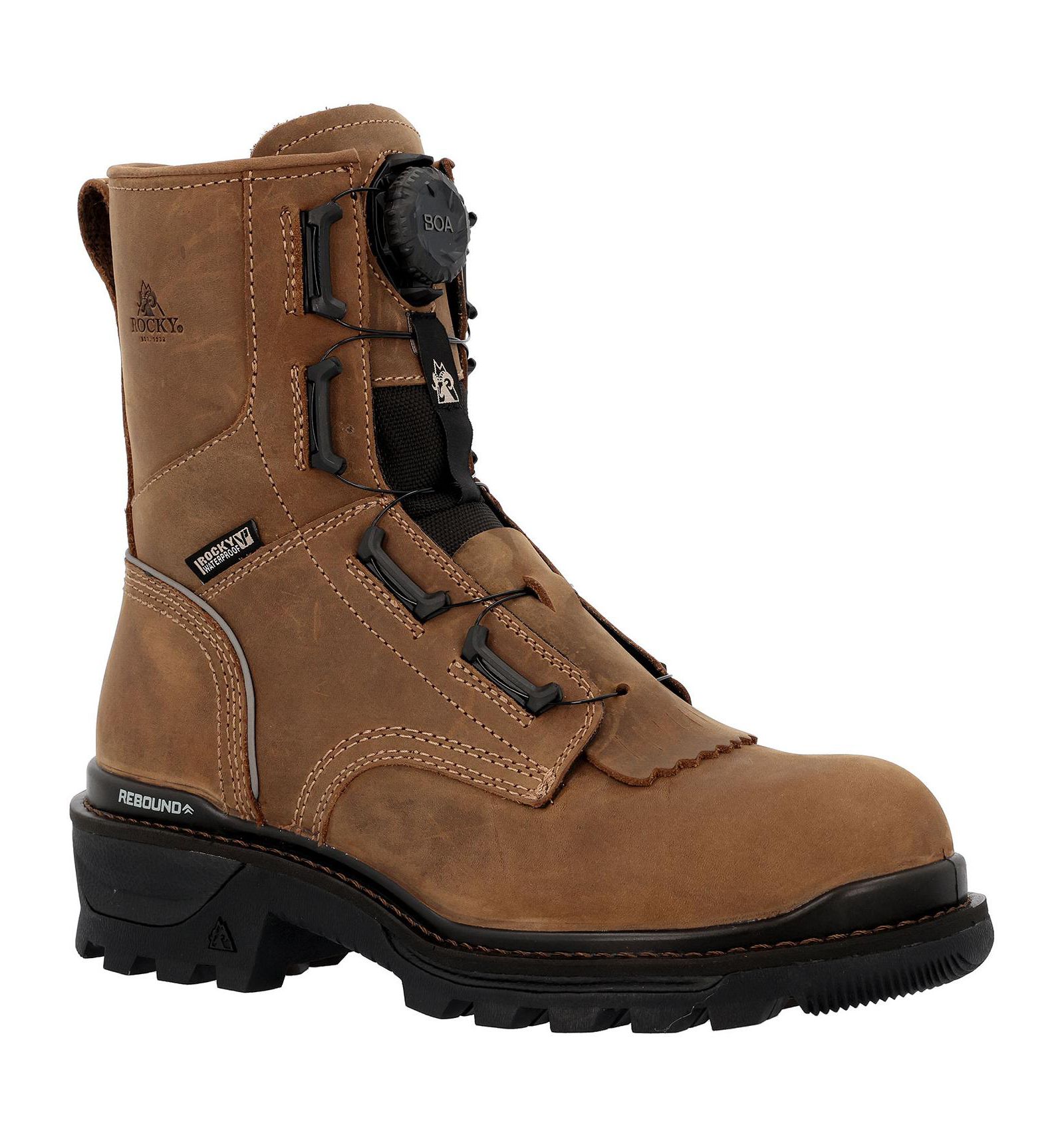ROCKY Men's Rams Horn Composite Toe Logger Boot