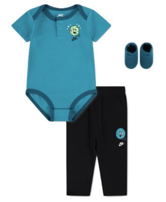 Nike Baby Boys' Multisport Bodysuit, Pants and Socks, 3-Piece Set
