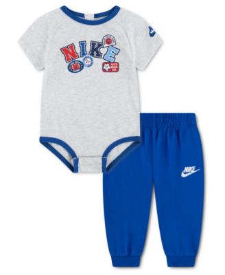 Nike Детский комплект из боди и брюк джоггеров с принтом, 2-piece set