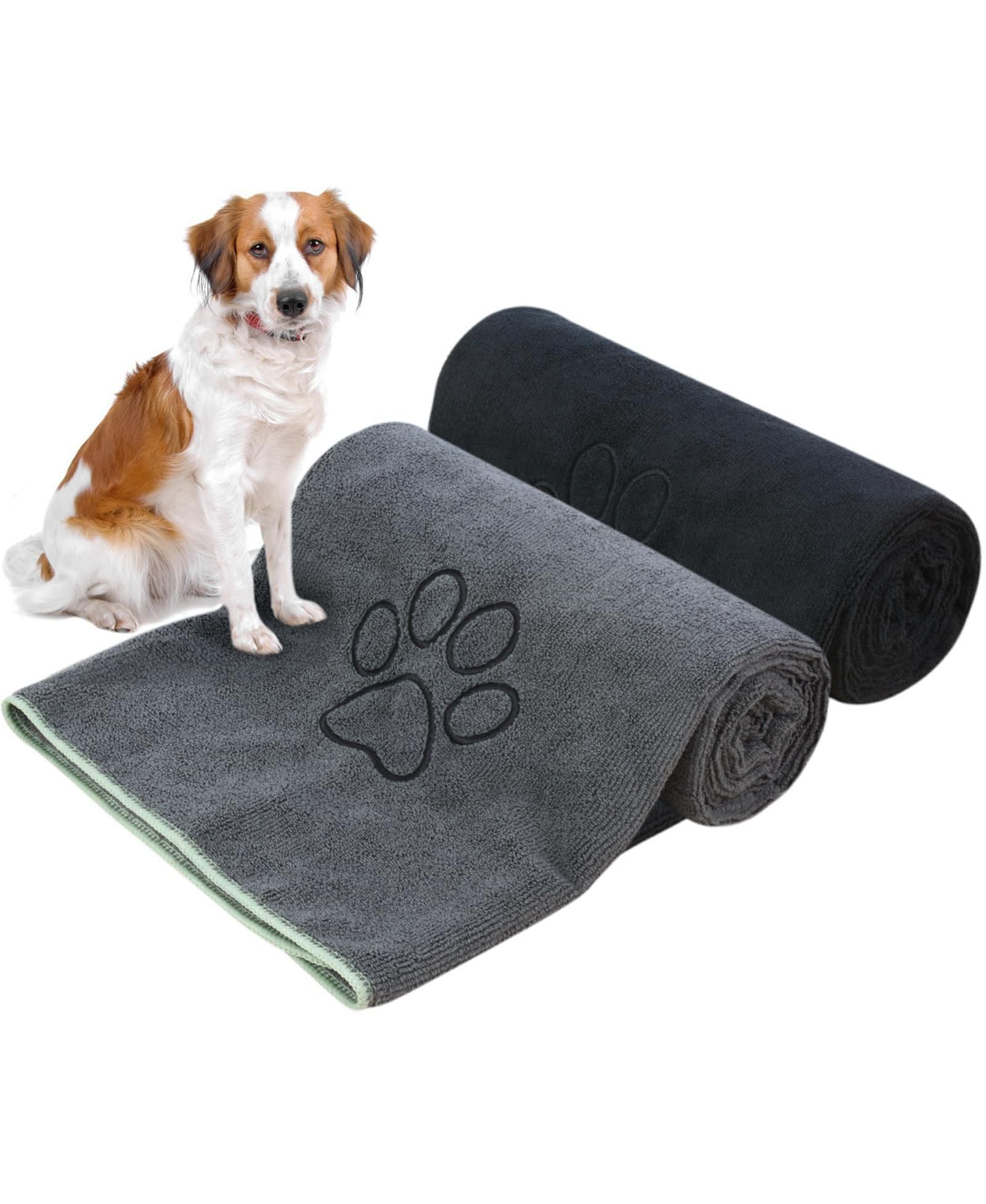 ARONKL Microfiber Pet Drying Towel Super Absorbent for Dogs Cats Ultra Soft Durable Lightweight Warm Cosy