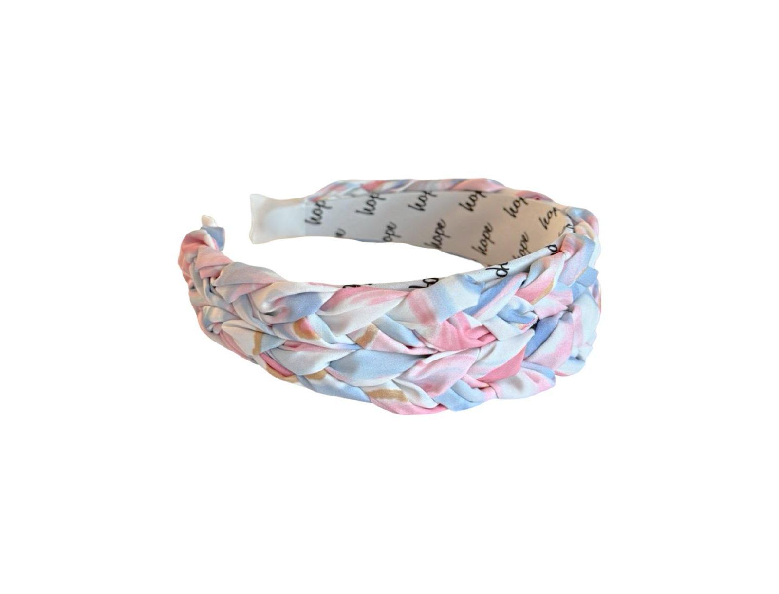 Headbands of Hope Женский плетеный ободок Blushing