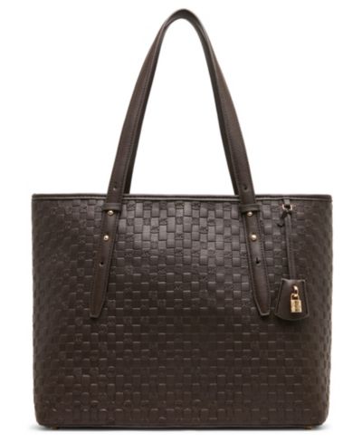 Anne Klein средняя сумка-тоут с тиснением