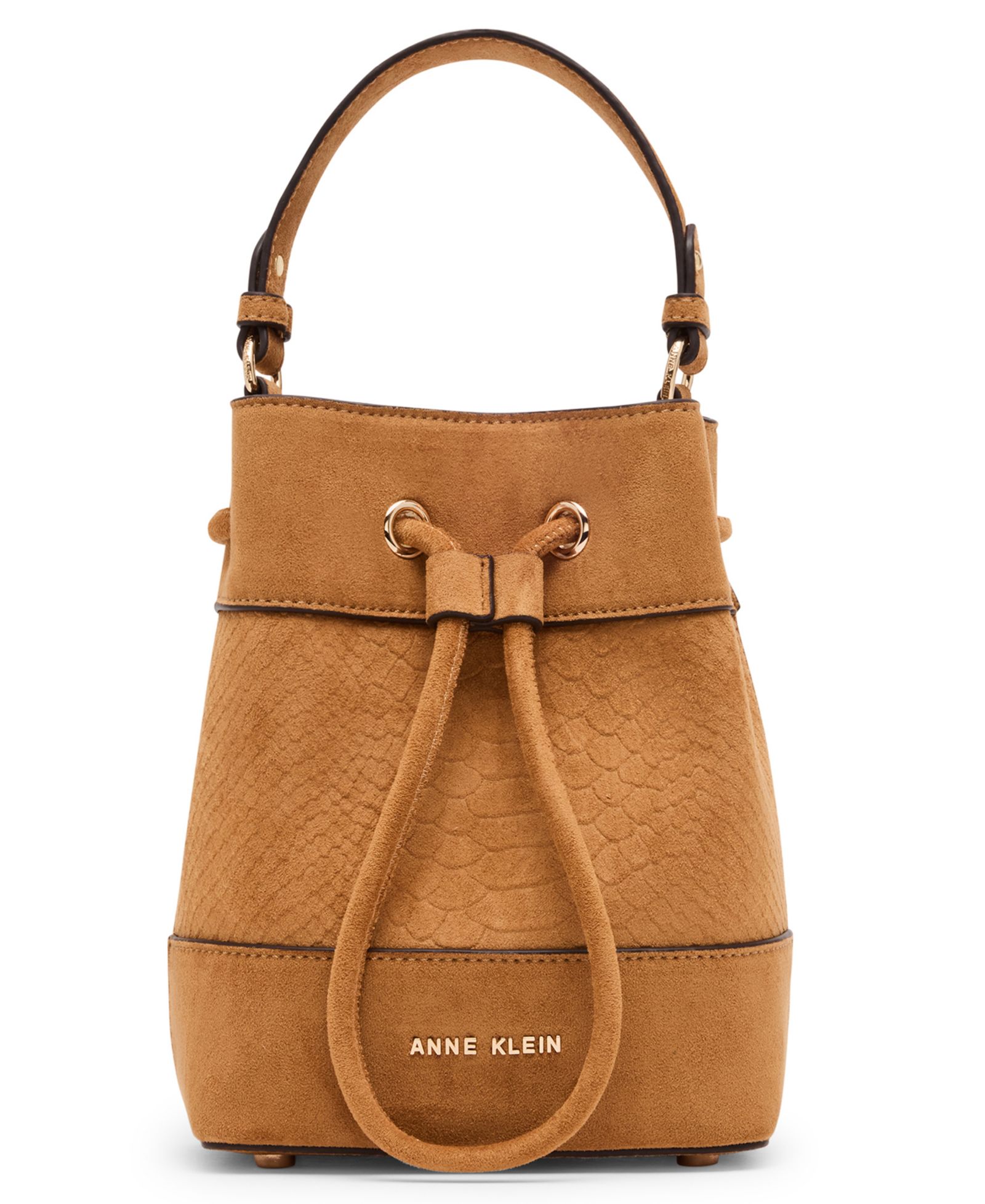 Anne Klein мини-сумка багет из искусственной замши с текстурой