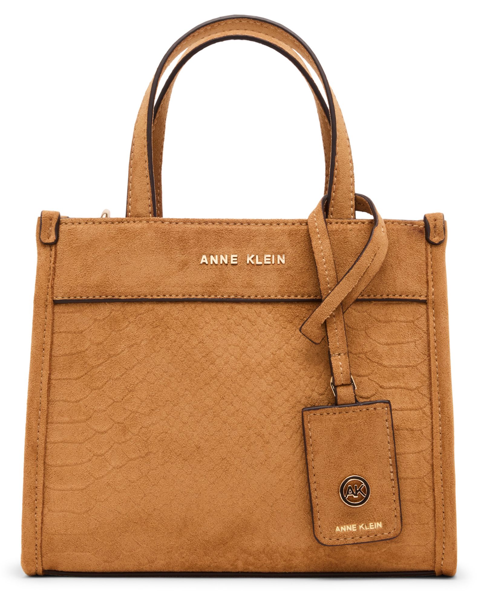 Мини-сумка Anne Klein Textured Faux Suede Tote