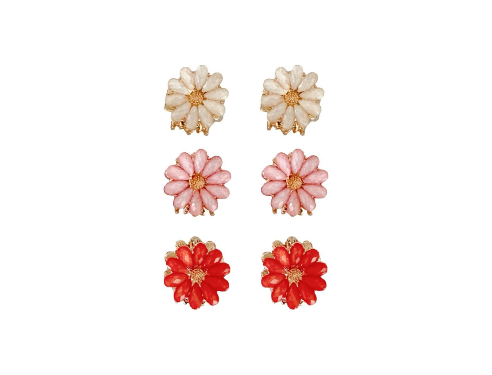 Headbands of Hope Women's Mini Claw Clip Set of 6 - Daisy Blooms