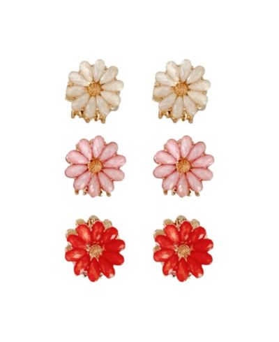 Headbands of Hope Women's Mini Claw Clip Set of 6 - Daisy Blooms
