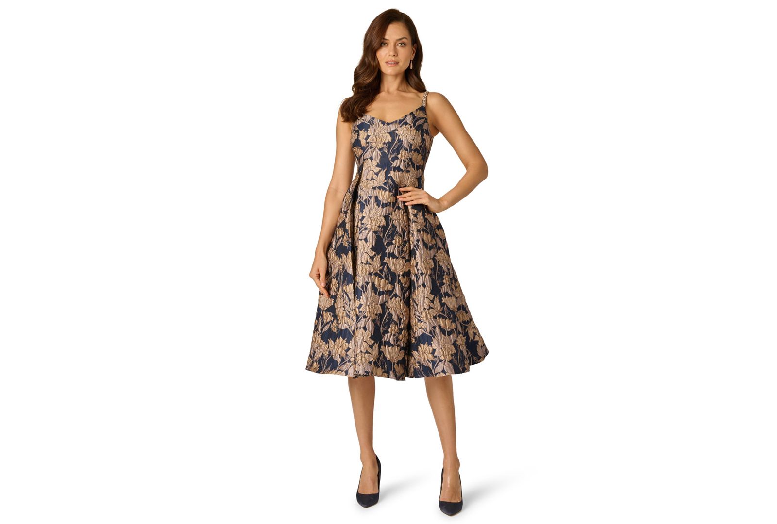 Adrianna Papell Women's Sleeveless Sweetheart Dress