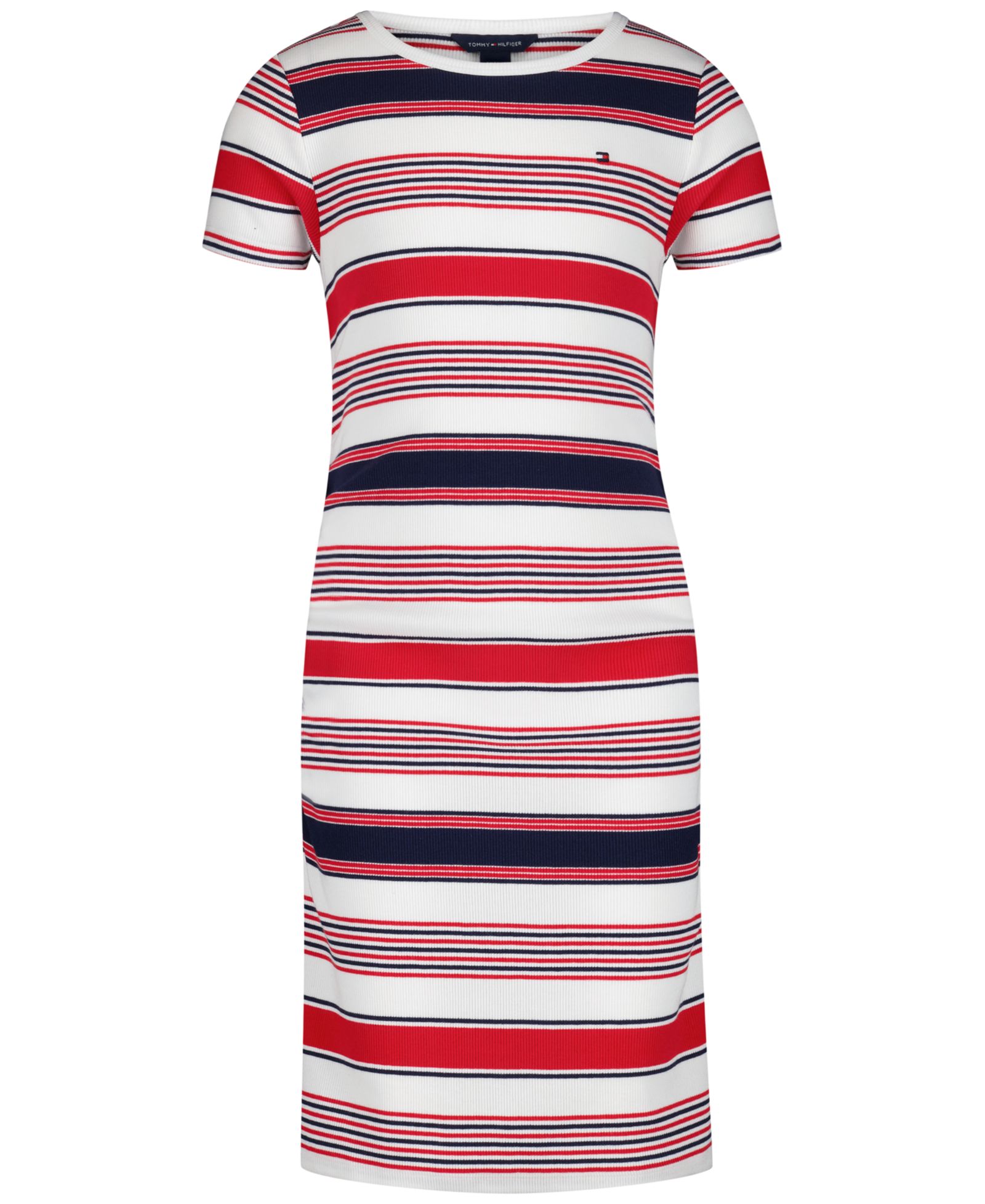 Детское платье Tommy Hilfiger в полоску с коротким рукавом