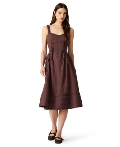 Платье Steve Madden Corseted Sundress with Sweetheart Neckline