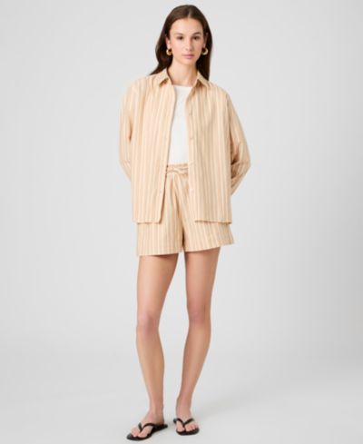 Женские шорты French Connection Stripe Pull-On Shorts