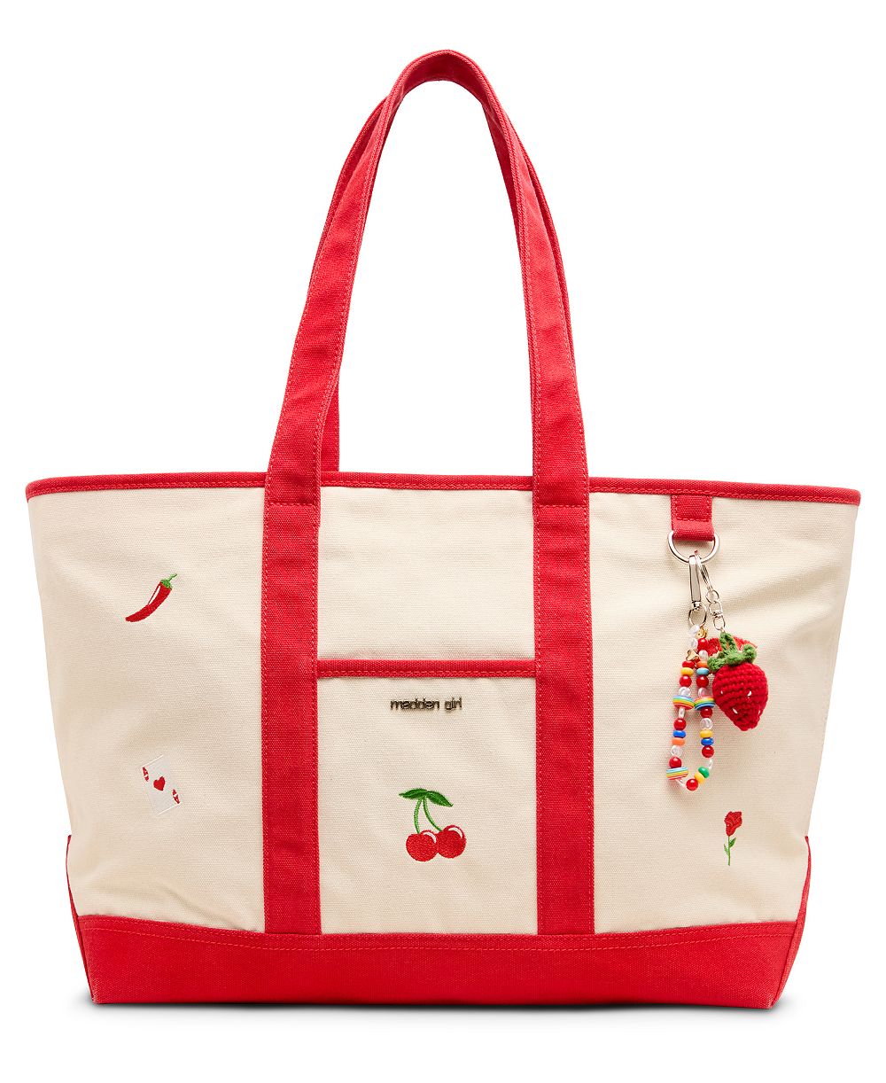 Madden Girl Romain Extra-Large Canvas Tote Handbag