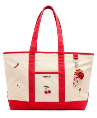Madden Girl Romain Extra-Large Canvas Tote Handbag