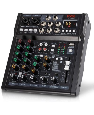 Микшер Pyle 6-Channel Bluetooth Studio Mixer с DSP эффектами