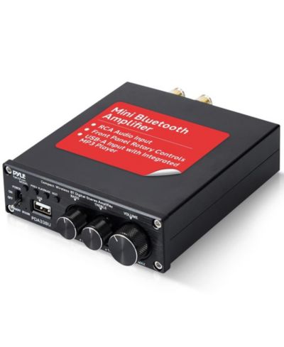 Pyle 2.1-Channel Bluetooth 5.0 USB Stereo Power Amplifier